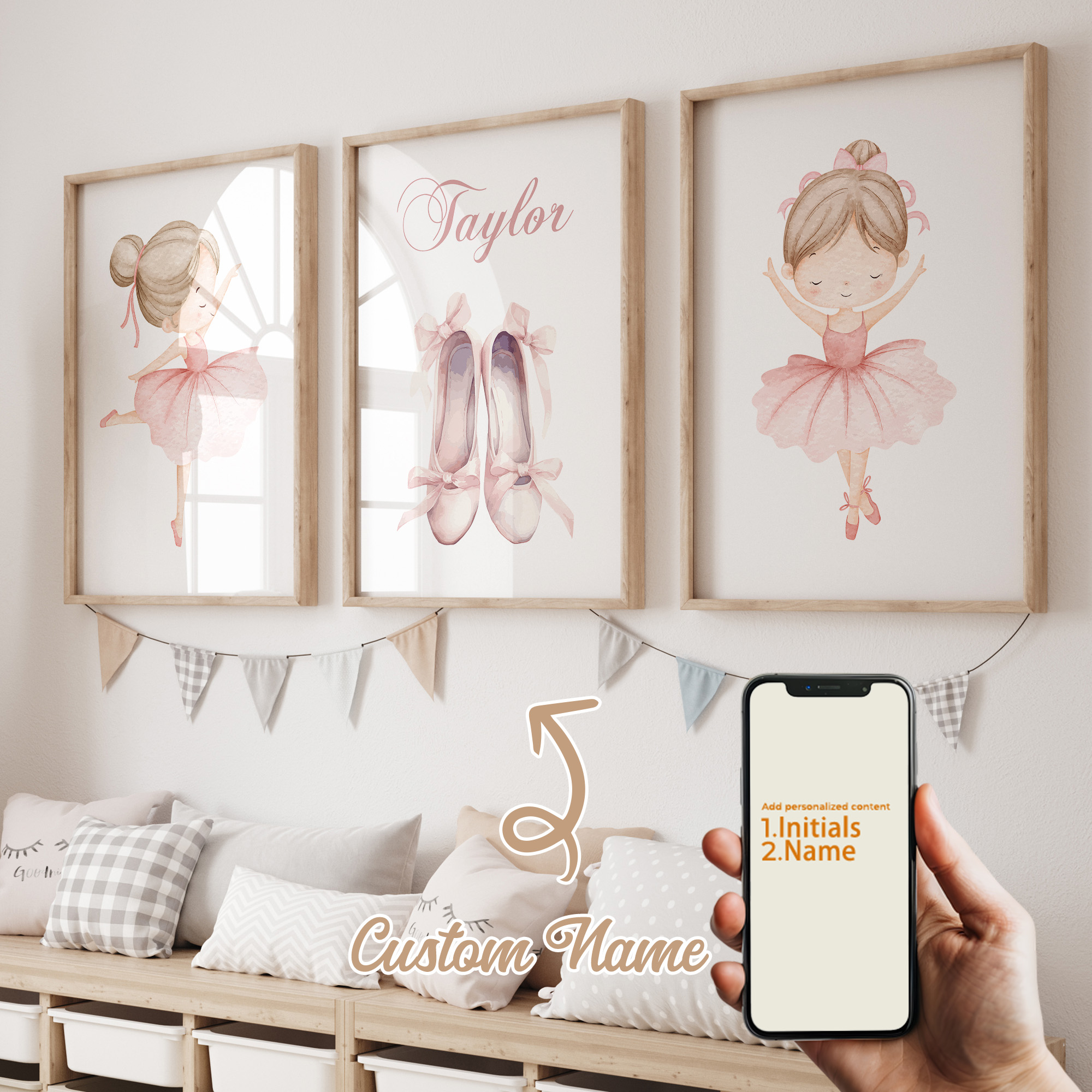 Sustainable Living Products - 3pcs Personalized Custom Name Cartoon Child