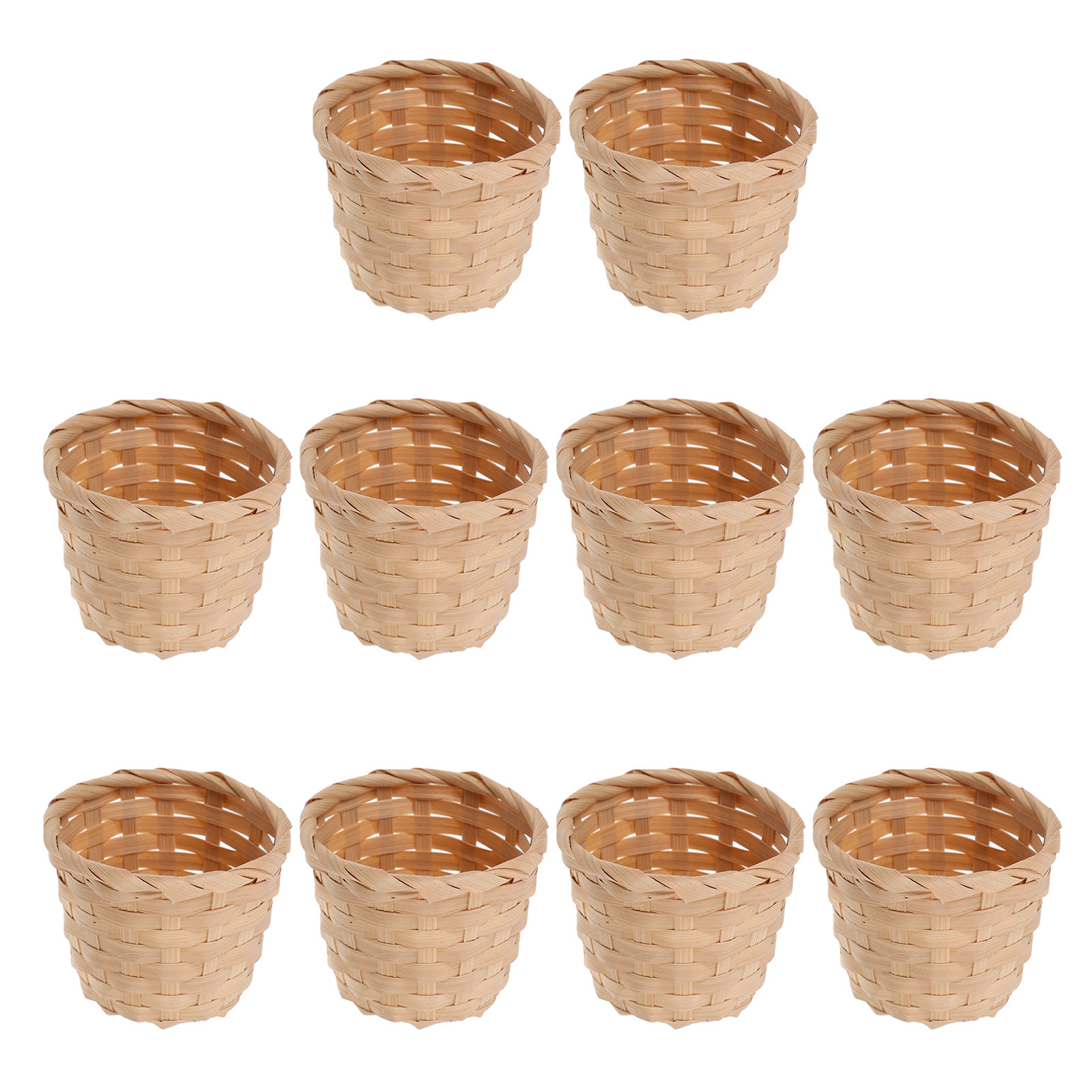 10Pcs Premium Bamboo Woven Bas - Sustainable Living Officer review and price