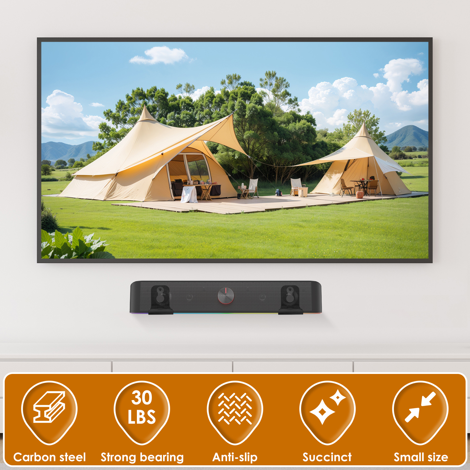 2Pcs Soundbar Speaker Stands W - Sustainable Living Products review and price