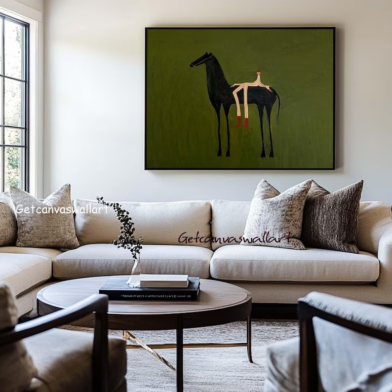 Modern Abstract Western Horse  - Sustainable Living Products review and price