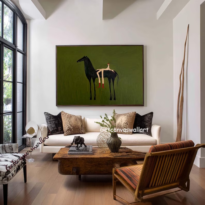Modern Abstract Western Horse  - Sustainable Living Products review and price