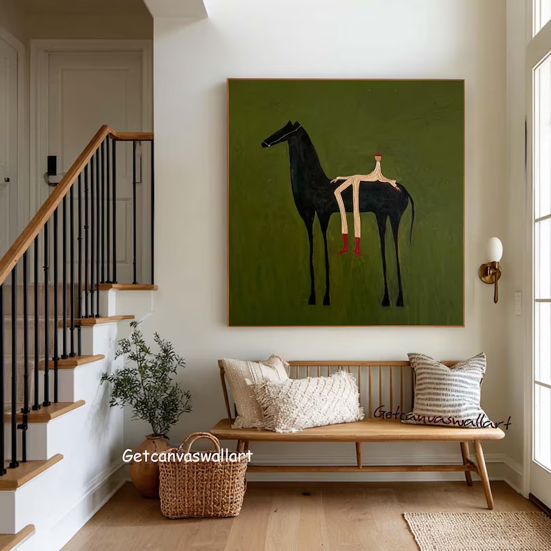 Modern Abstract Western Horse  - Sustainable Living Products review and price